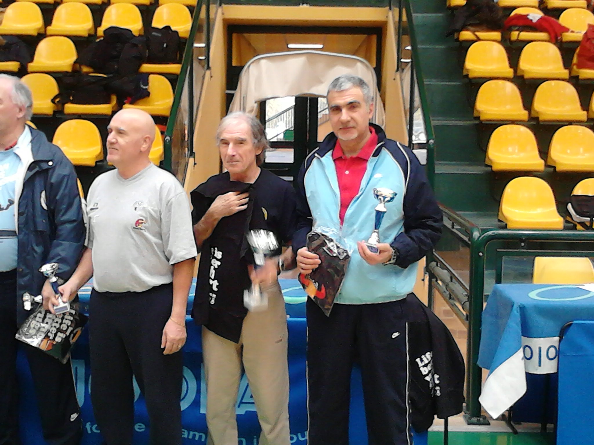 Premiazione torneo di Jesolo con Pierangelo Bolpagni