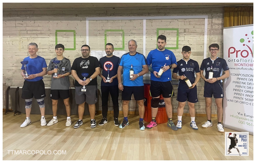 Gabri e Filippo Bruni sul podio del Campionato Regionale Lombardia doppio III cat.